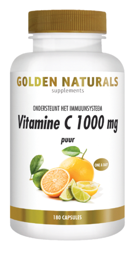 VITAMIN C pure 180 Kapseln Golden Naturals